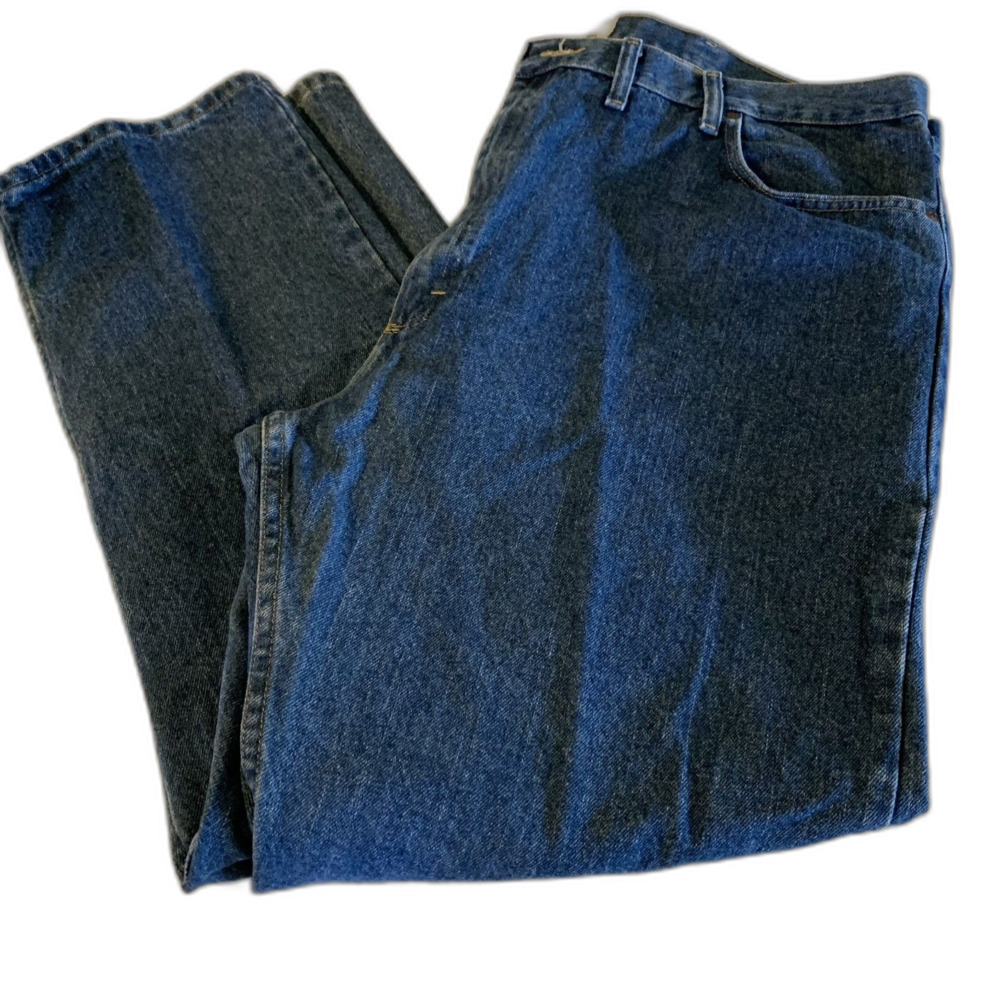 46x32 Mens Work Wrangler Authentics Jeans Straight Leg 100% Cotton